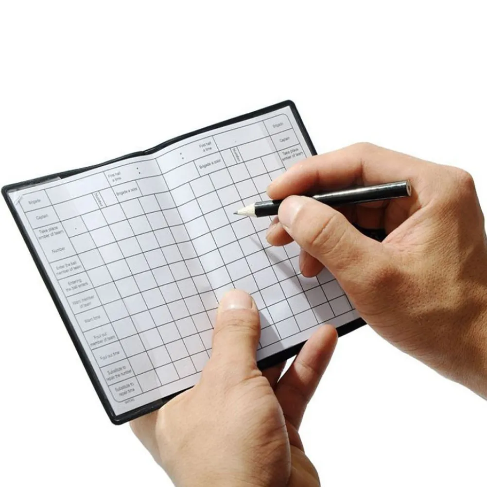 

Набор профессиональных судейских карточек: ярко-красные и желтые портативные футбольные карточки для матчей, комплект аксессуаров для судей