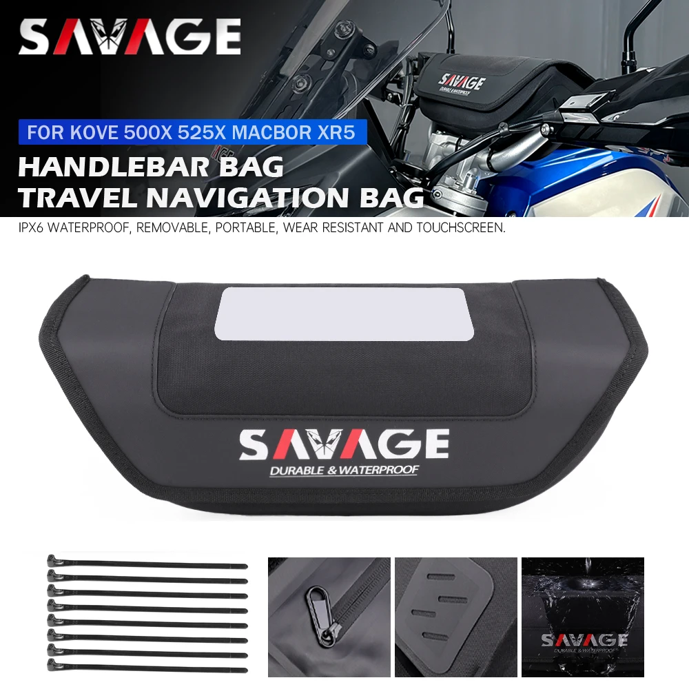 

Motorcycle Handlebar Bag For KOVE 525X 500X KY500X Fit Macbor Montana XR5 Travel Storage Tools Bag Handle Bar Navigation Bag