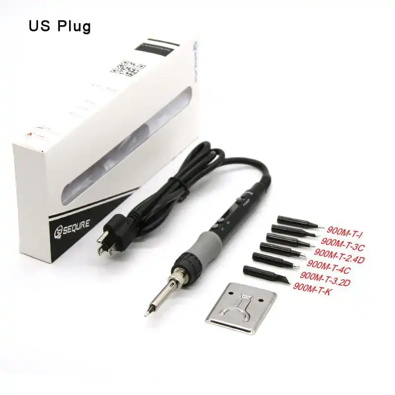 SEQURE SQ-A110 Soldering Iron Kit with 7 Tips 60W Professional Welding Tool with Adjustable Temperature