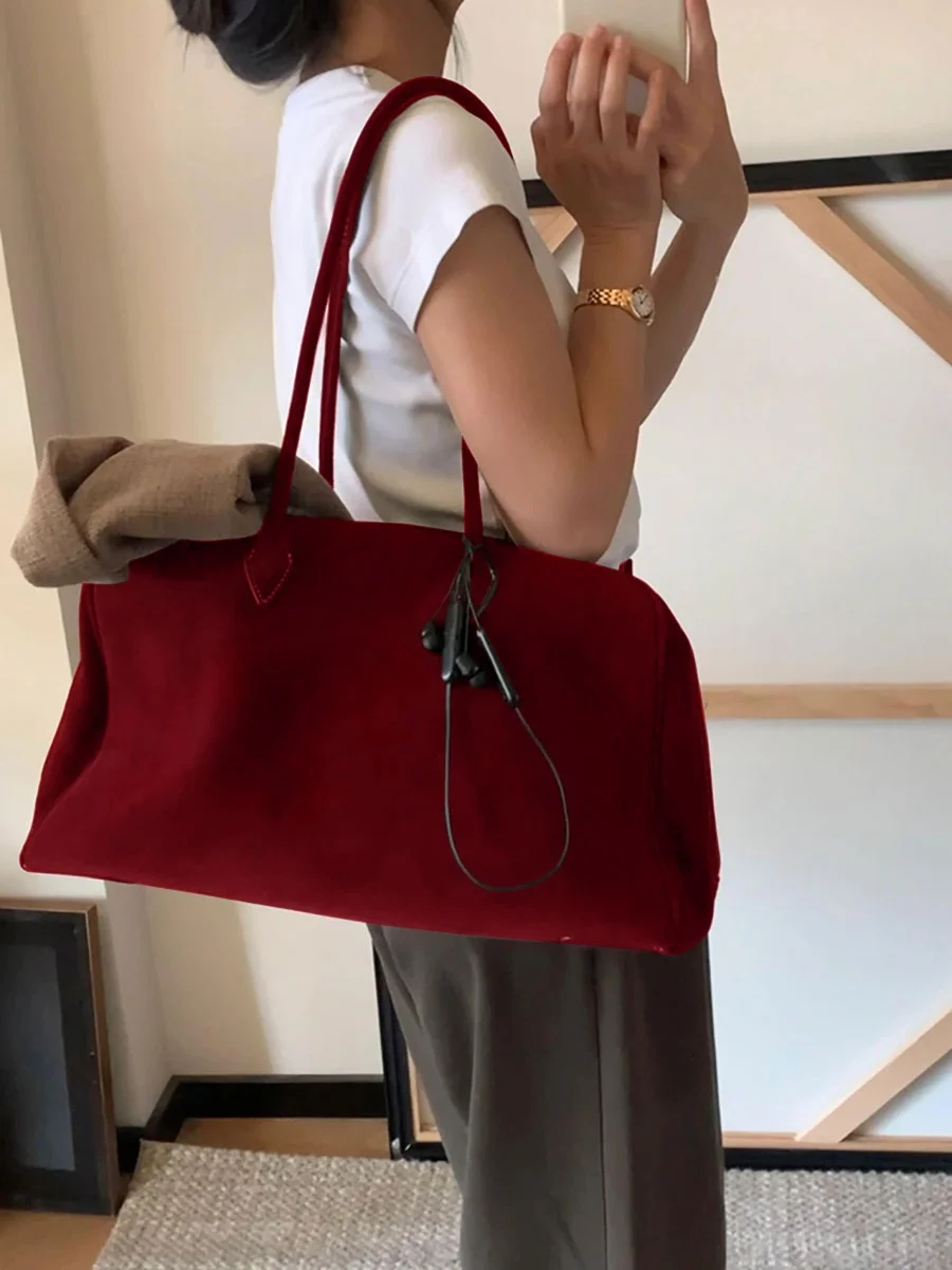 

Красная сумка-бочонок для свадьбы, женская сумка 2025 года, новая роскошная маленькая сумка класса люкс, элегантная повседневная сумка-бостон для работы и прогулок