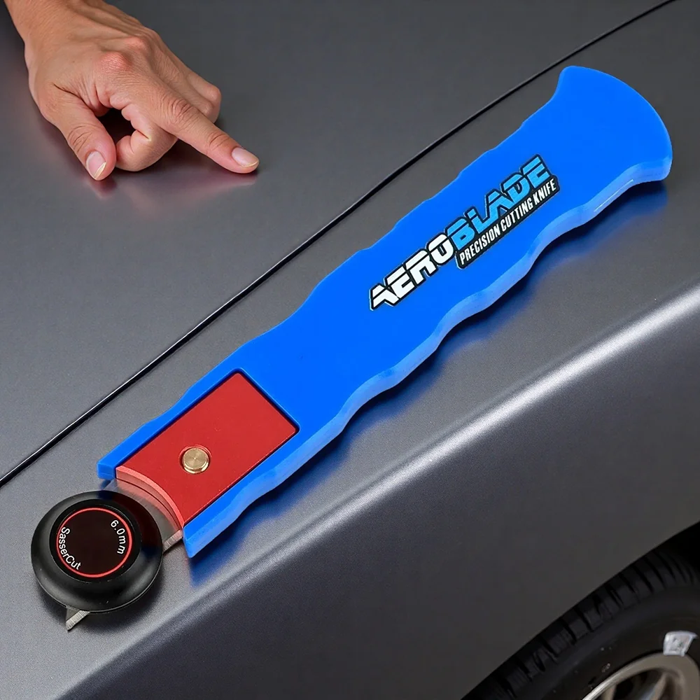 TOFAR Auto Film Schneiden Roller Messer Fenster Tönung Cut Trimmen Werkzeug Vinyl Carbon Film Rand Schneiden Werkzeug Messer Rotary Lücke Cutter – Detail 3