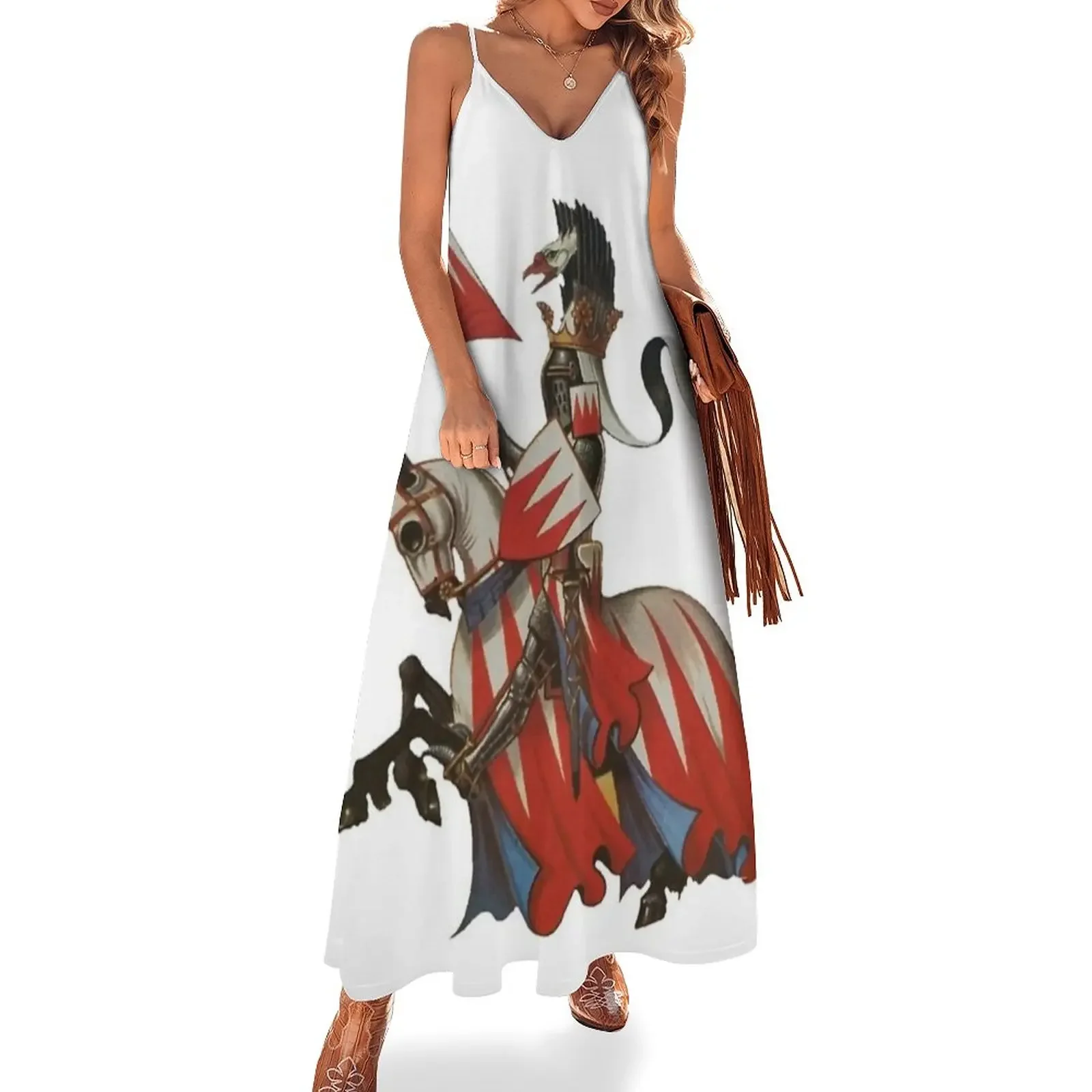 

Good Knight - White Sleeveless Dress Party dresses dresses for womens dresses with long sleeves women's evening Dress