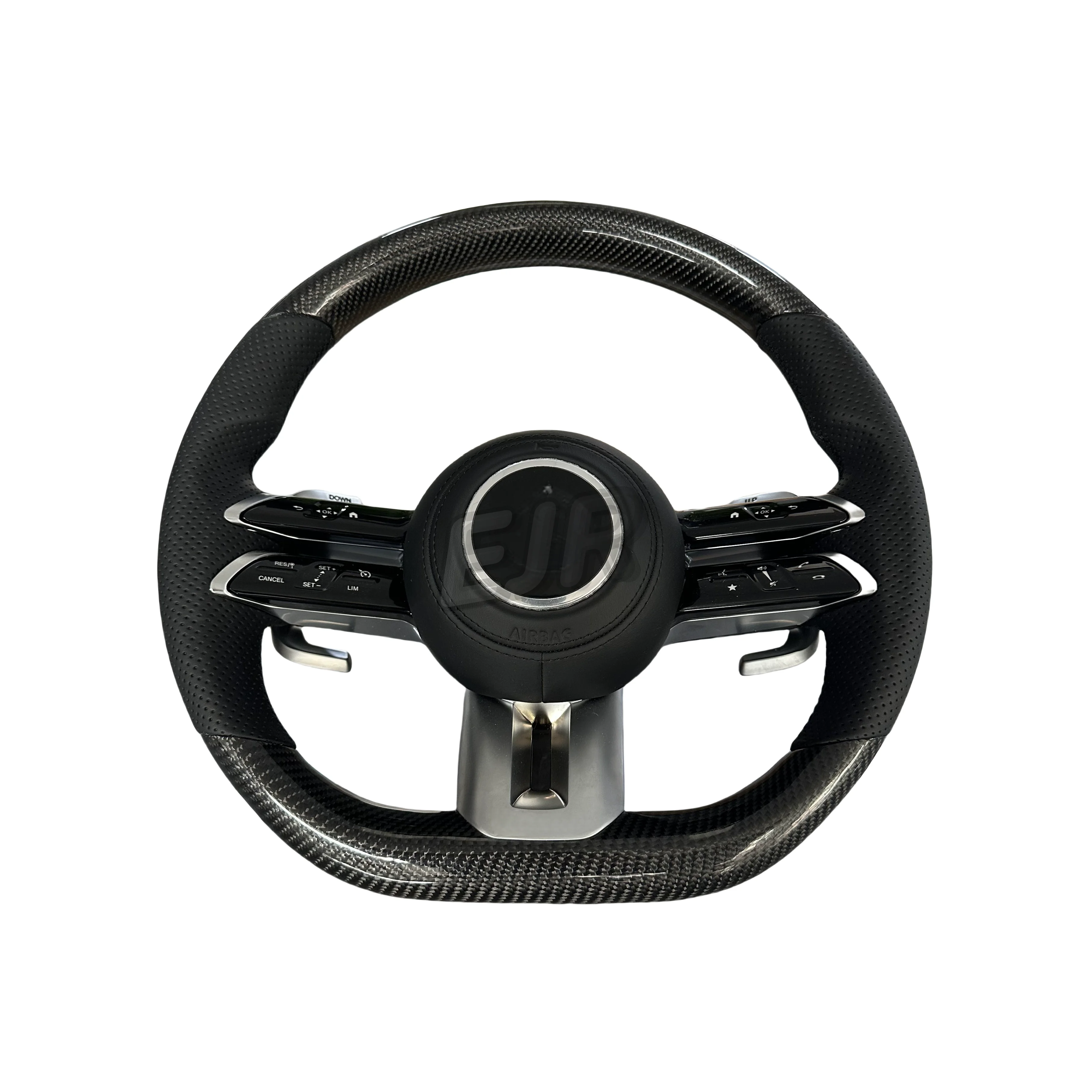 

Hot Seller Advanced Carbon Fiber Alcantara for Mercedes Benz W205 W178 C190 GT63 C63 AMG W247 W222 Steering Wheel
