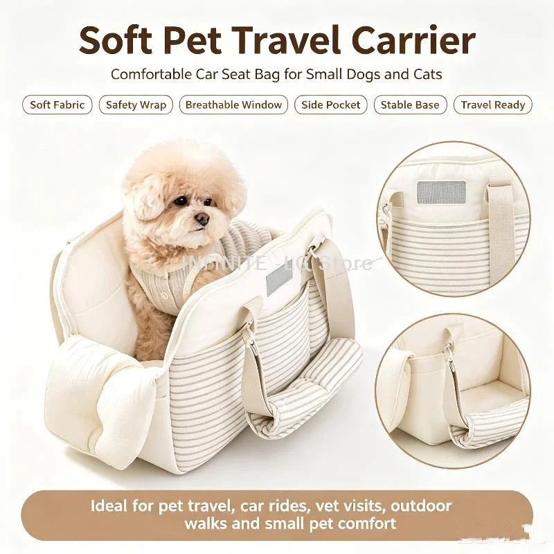 Portable Winter Warm Outdoor Breathable Large Capacity Handheld Shoulder Cat Bag Comfortable Mesh Breathable Pet Handbag