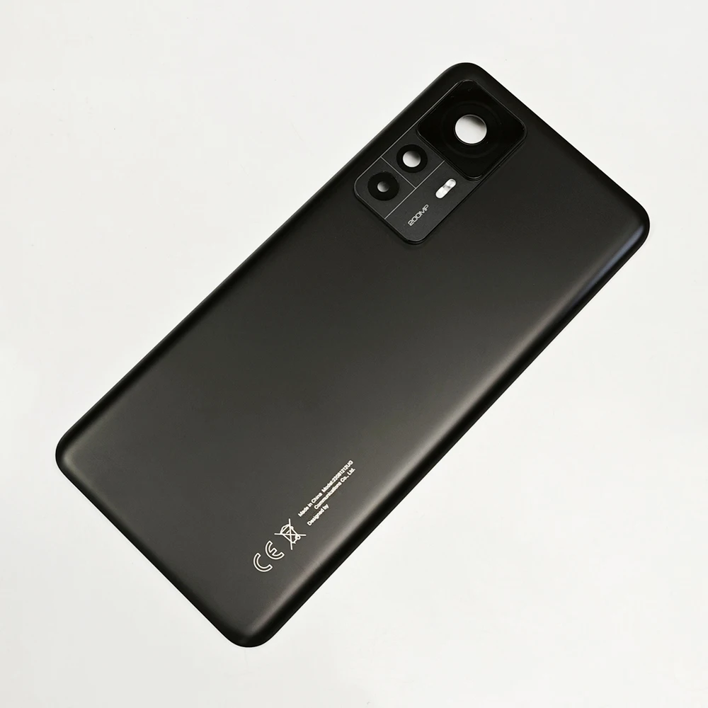 Coque arrière en verre MI 12T A + pour Xiaomi 12T Pro 5G, boîtier de batterie de remplacement, boîtier arrière ata 12T avec objectif de caméra