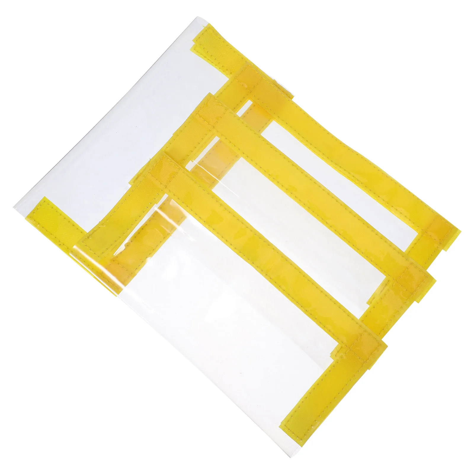 

4pcs Fishing Lure Wraps 20X20X0.5Cm Quick Access Transparent Pvc Bait Storage Protector For Lures Hooks Portable Lightweight