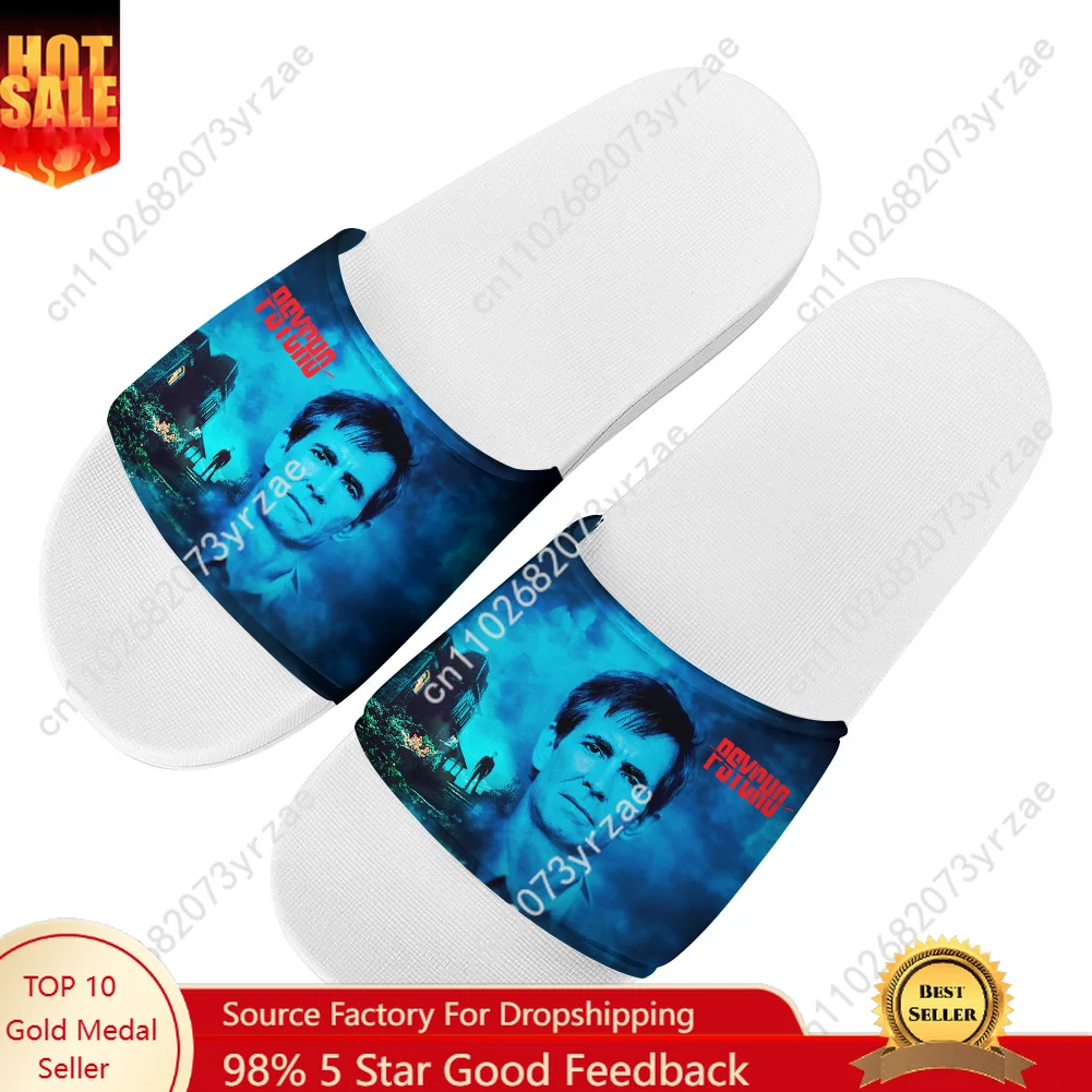 الصنادل النفسية النعال المنزل حذاء الماء رجل إمرأة المراهقين موضة الحمام الشاطئ حمام سباحة أحذية مخصص النعال #1