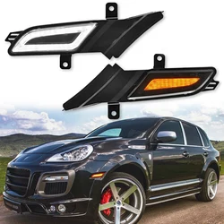 LED wędzony lampa obrysowa lewa włączony kierunkowskaz dla-Porsche Cayenne 957 2007-2010