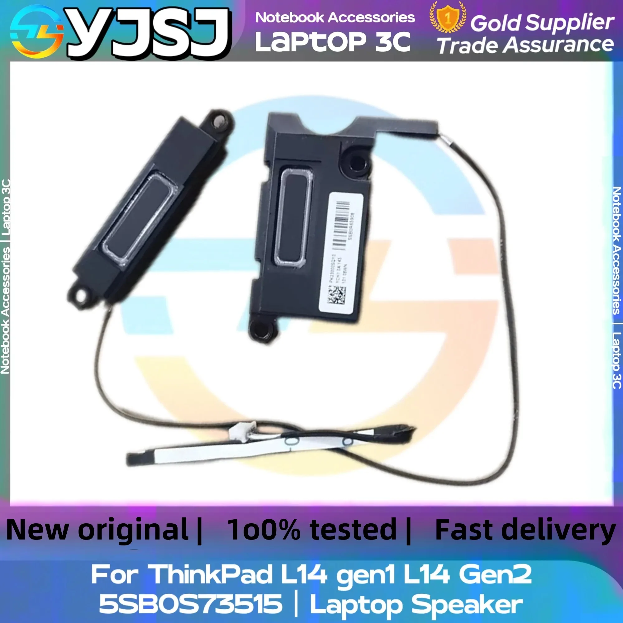 

New GENUINE Original Laptop Speaker For LENOVO ThinkPad L14 gen1 L14 Gen2 built-in speaker horn audio PK23000SQY0 5SB0S73515