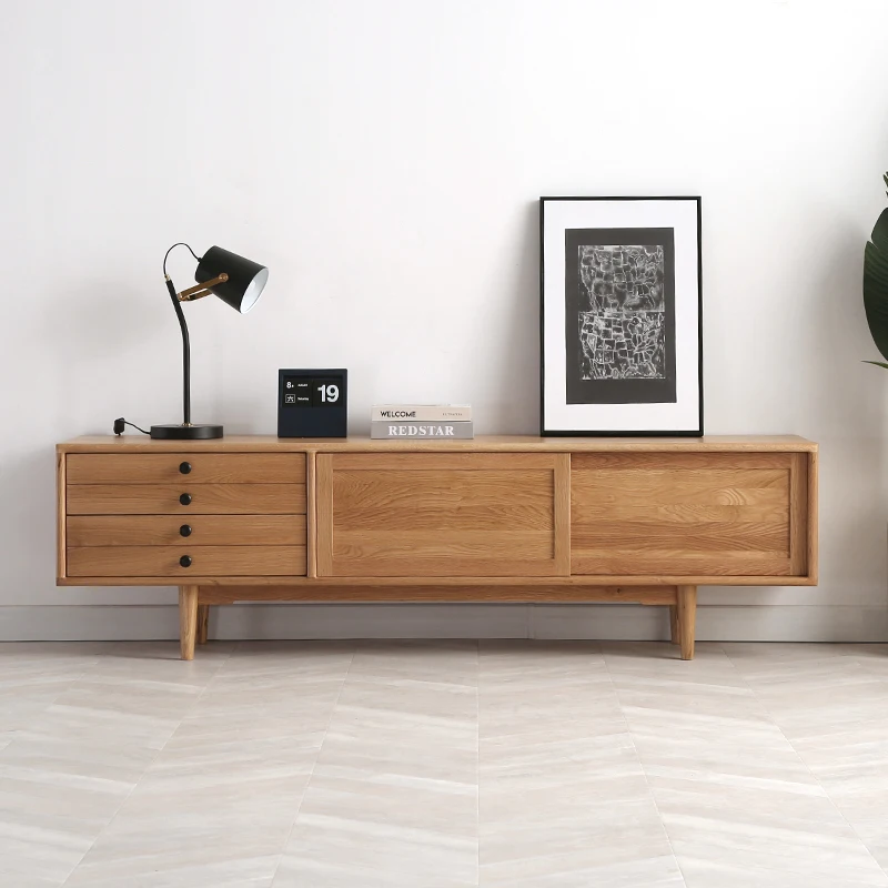 

Wood Minimalist Tv Table Industrial Designer Movies Drawers Center Tv Stands Universal Organizer Storage Muebles Home Furniture
