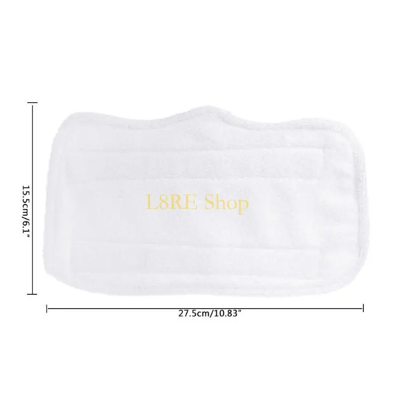 L8re 5pcs vapeur vapeur couvercles en tissu microfibre doux pour le requin S3101 pour le remplacement tête