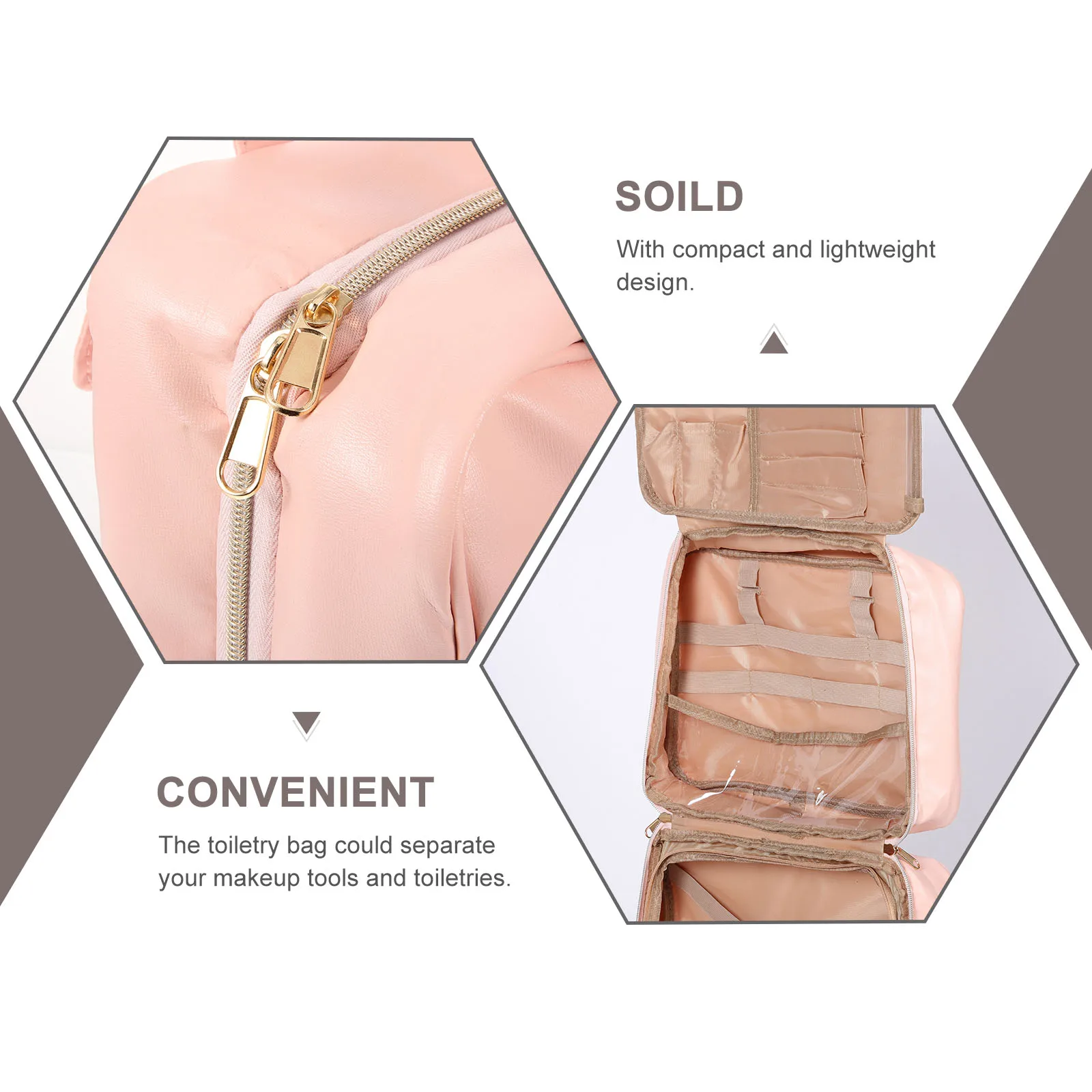 

Waterproof Toiletry Bag Storage Set Travel Lotus Color Hanging Bags Women Pu Cube ganizer Travel Toiletries