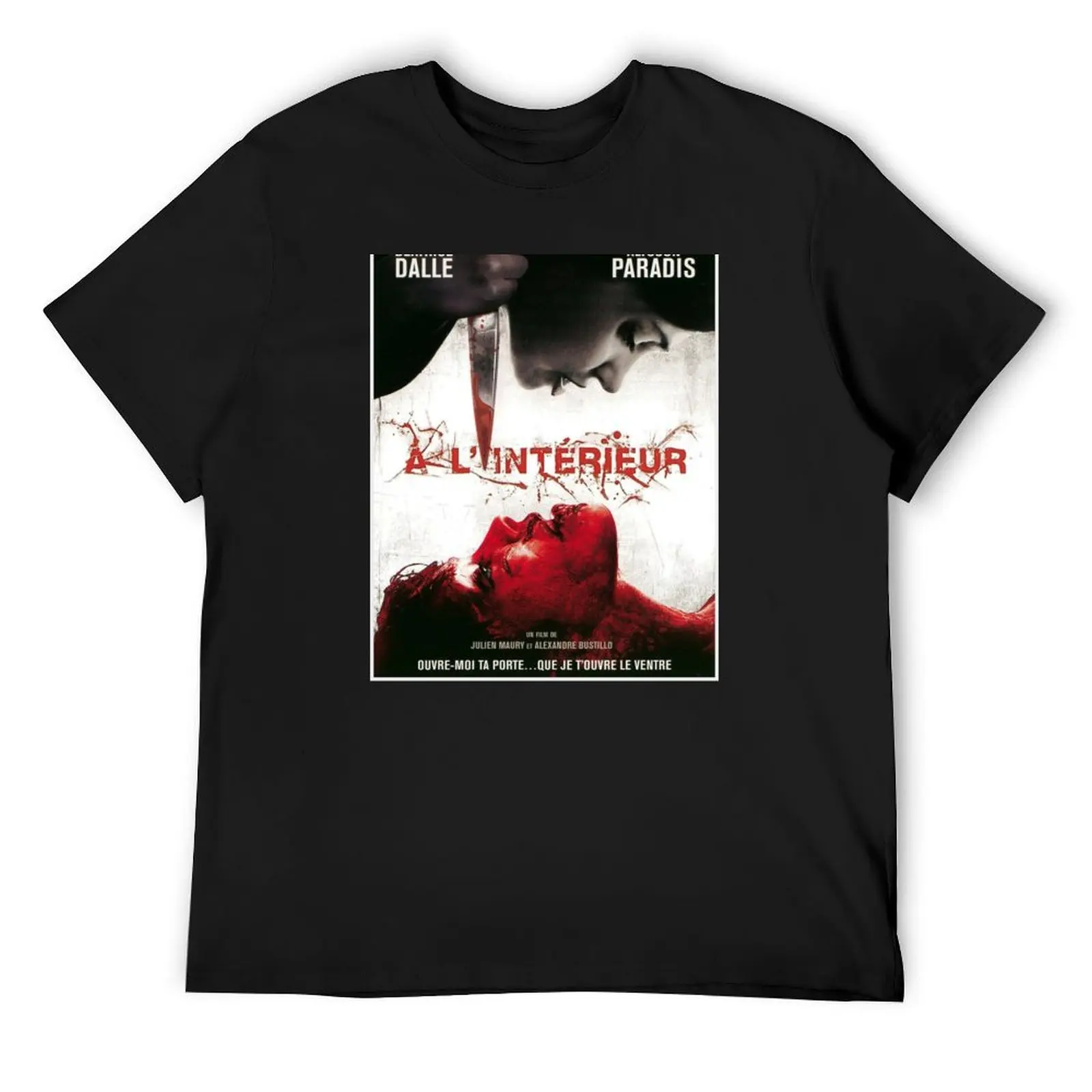 

A L'INTERIEUR French Poster T-Shirt new edition anime tshirt croswit shirt man black t-shirts for men