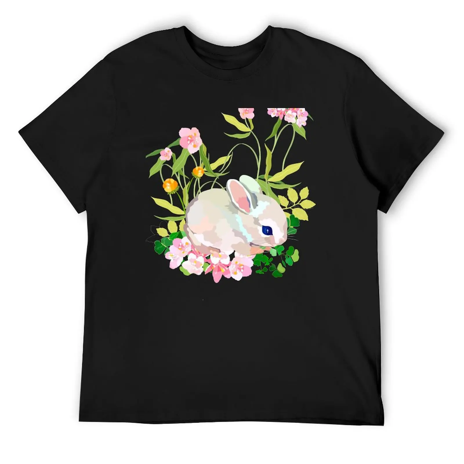 

springtime bunny T-Shirt funny meme t-shirts funny shirt cotton tops topping mens t shirts pack