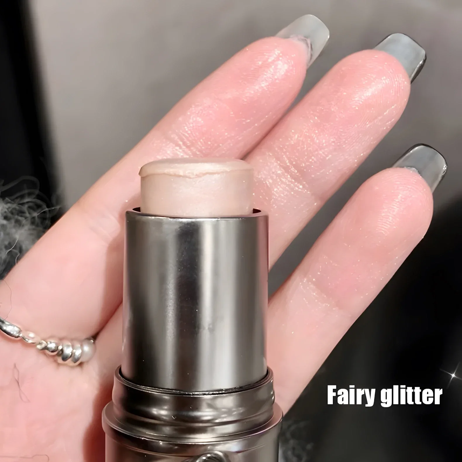 مبللة ولامعة! عصا هايلايتر للعيون ، ديدان الحرير اللؤلعية ، الجلد المتلألئ ، تخلق طبيعية وثريطية