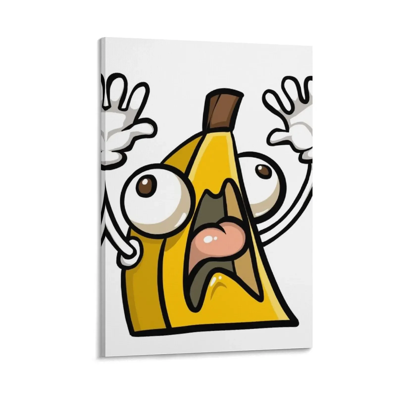 

Screaming Banana Canvas Painting korean room decor canvas wall decoration
