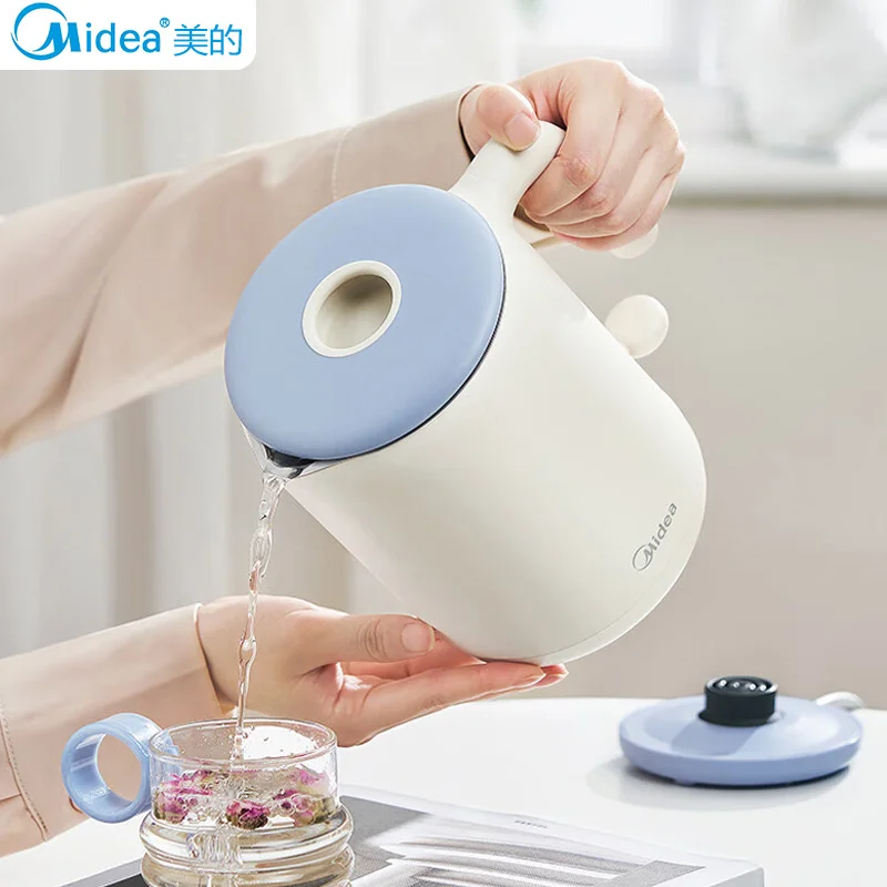 

Midea 600ml Electric Kettle 800W Portable Water Boiling Cup Teapot Fast Heating Privite Cup Kettle For Office Hotel Home 220V