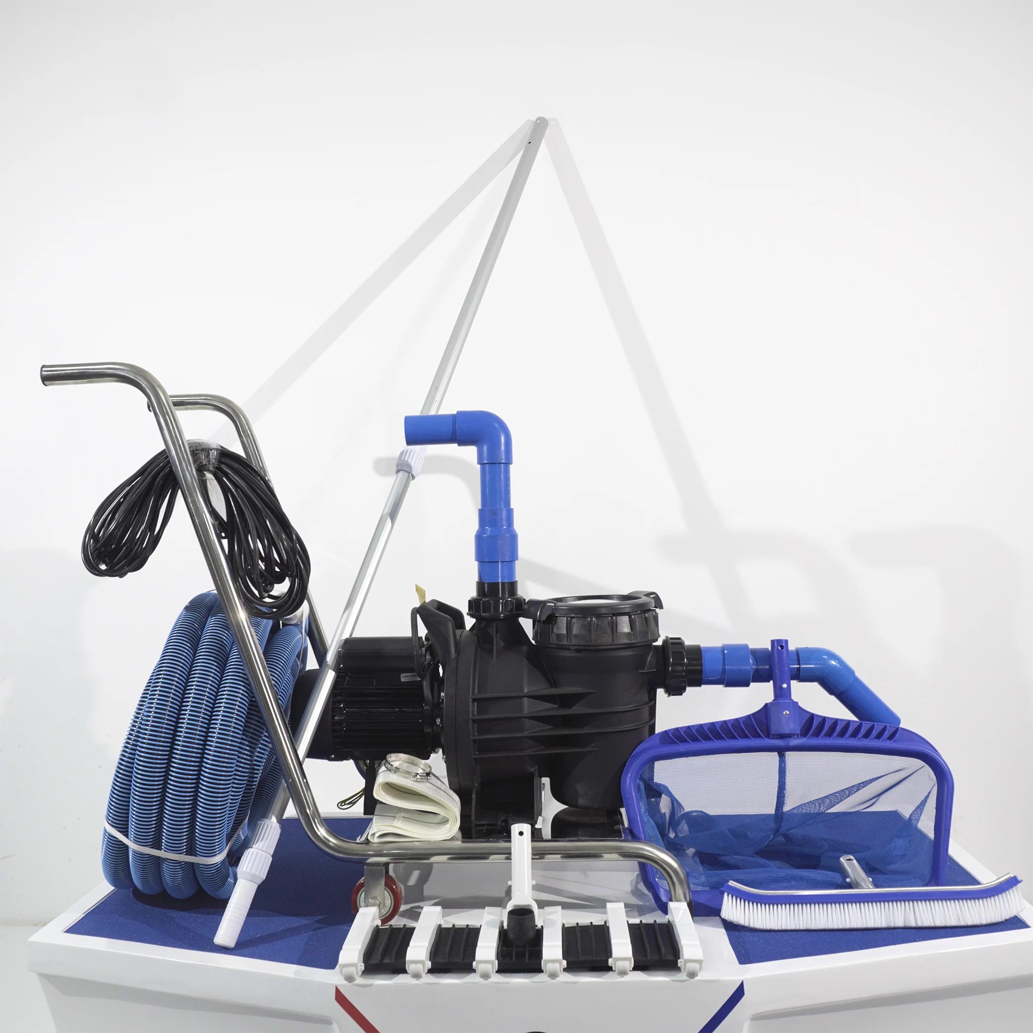 Pompe à eaux usées d'aspiration de piscine GS100, aspirateur sous-marin électrique écologique pour le nettoyage du fond de la piscine de poissons