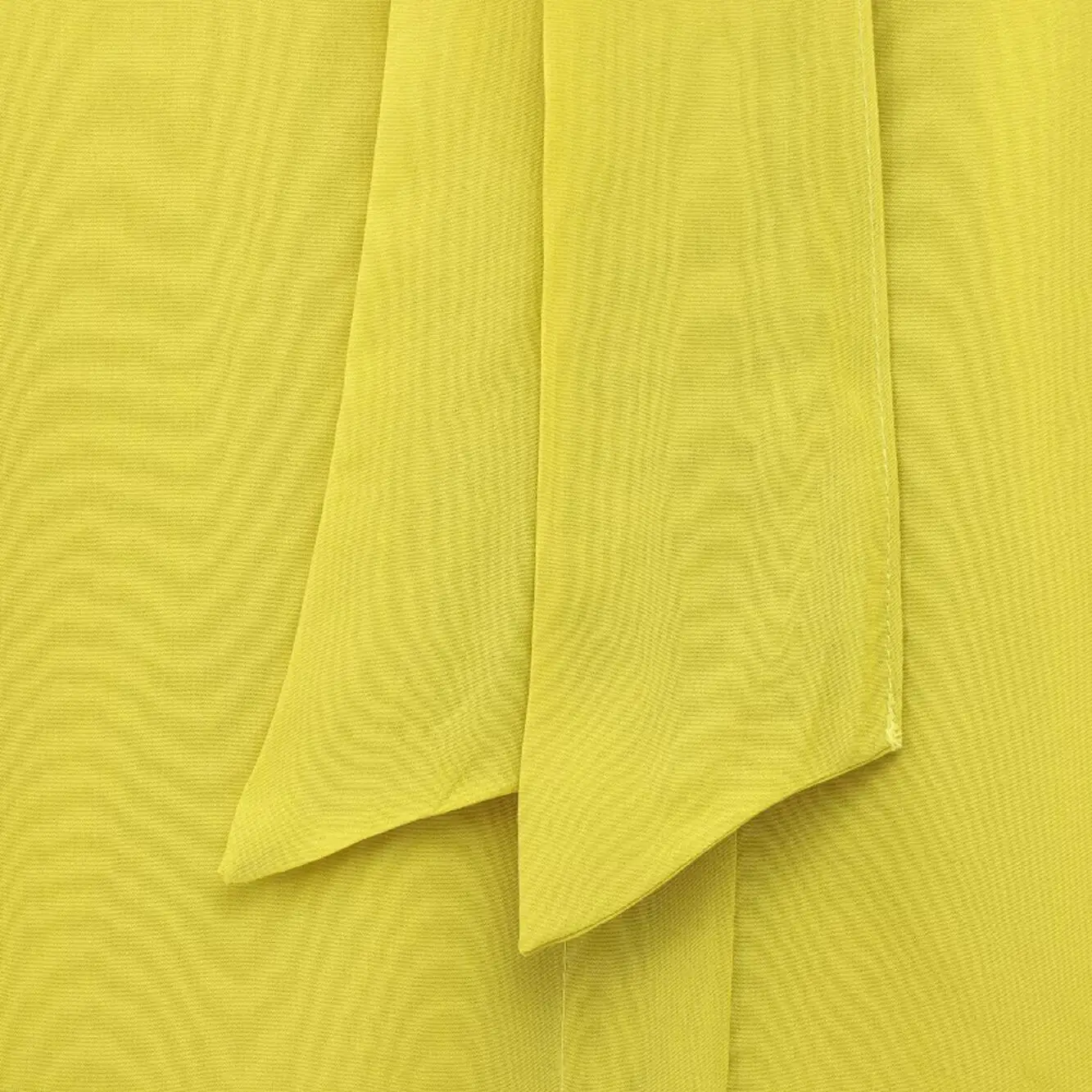 JNLEAOG Damen Irt Knot Decorated Long Sve Umlegekragen Loose Fit French Sle Polyester Lantern Sve