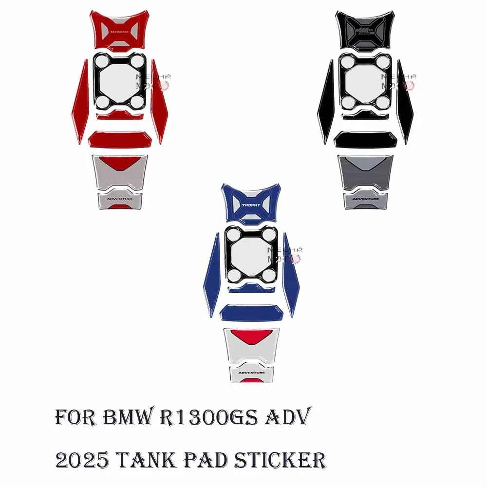 

2025 3D Epoxy Resin Sticker For BMW R 1300 GS Adventure R1300GS ADV Motorcycle Accessories Tank Pad Protection r1300gs adventur