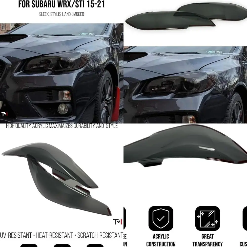 

Дымчатые акриловые чехлы на фары для Subaru WRX/STI 2015-2021