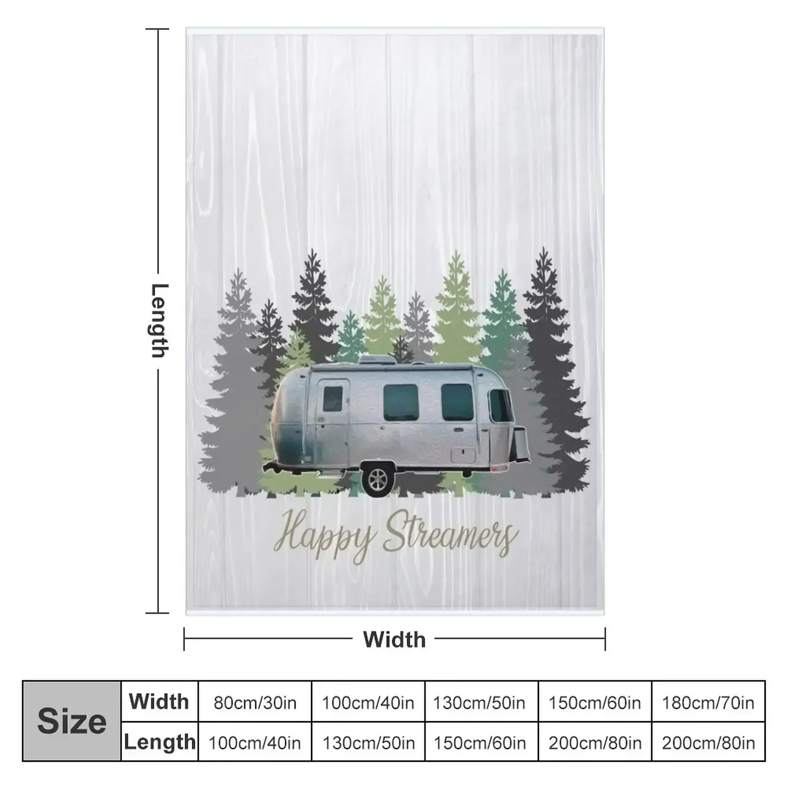 Happy Streamers Throw Blanket Decorative Throw warm winter Bed Bed linens Weighted Stuffeds Blankets