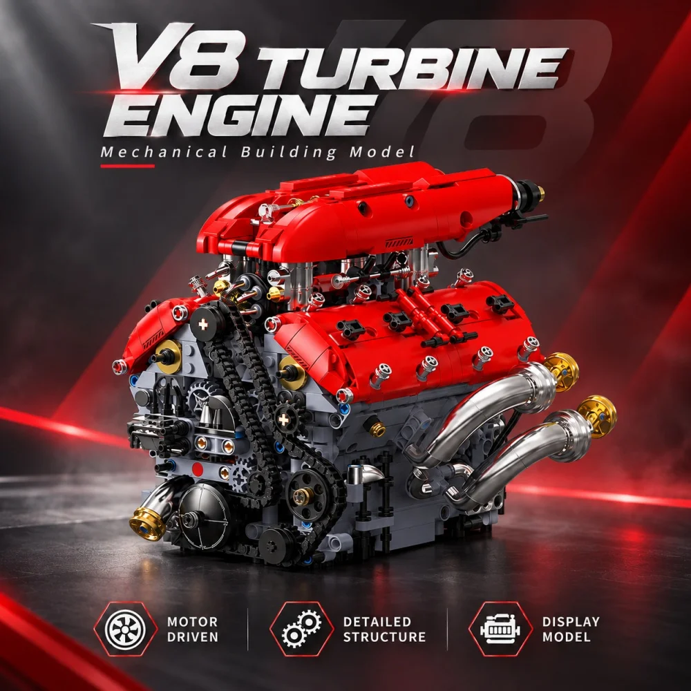 funxinee-technical-v8-engine-building-blocks-gear-linkage-fine-details-restored-moc-collectible-motor-model-ornament-gift