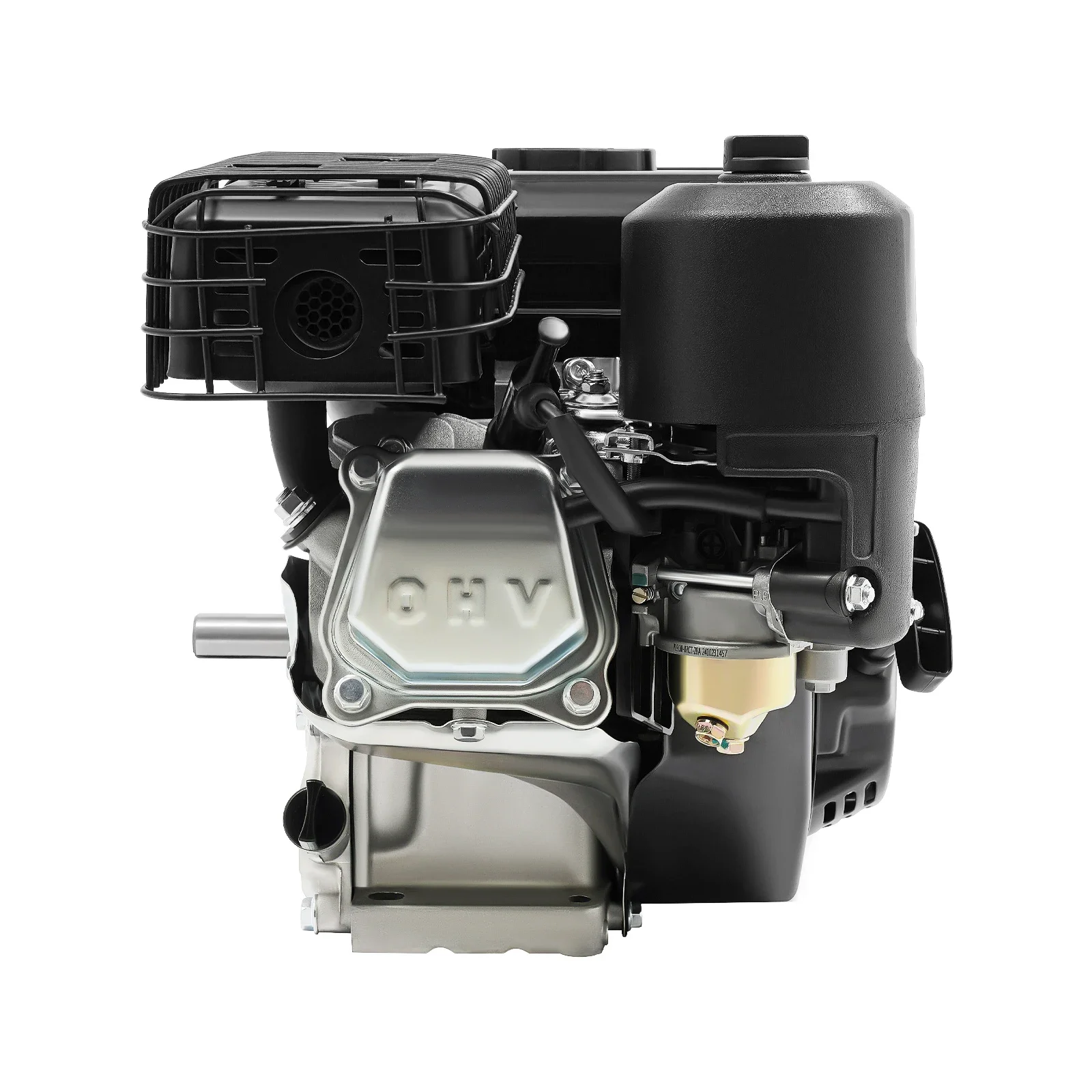 7.5 HP 4 Stroke Gas Engine Pull Start Engine Motor Horizontal Shaft Single Cylinder for Go Kart Compressors Trencher Lawn Mover