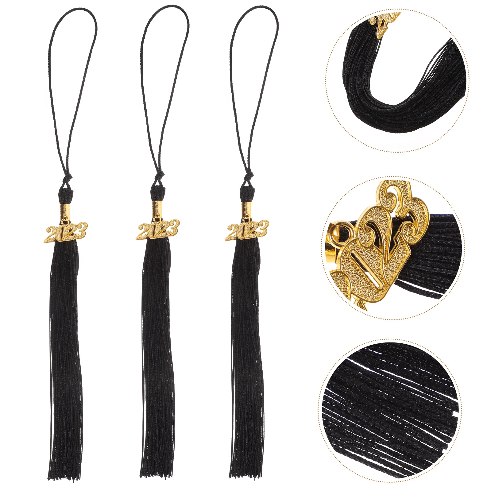 

1Set Graduation Hat Tassels 2023 Charm Decorations for Cap Party Elegant Design Accessories Tassels Graduation Tassel 2023