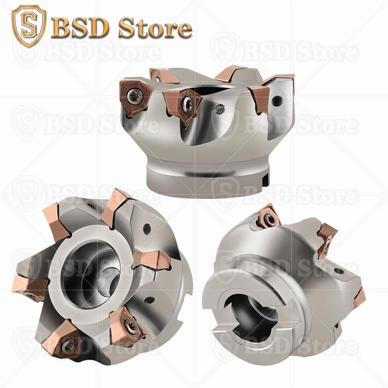 Imagem -06 - Bsd-cabeça de Fresa Mfwn90 ° Frente e Verso Hexagonal Resistente Fresa Inserção Mfwn900