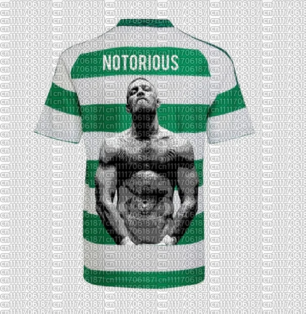 Summer New Notorious Conor McGregor Special Edition MMA Football Shirt Men Oversized Fitness Training Breathable Sports Tshirt