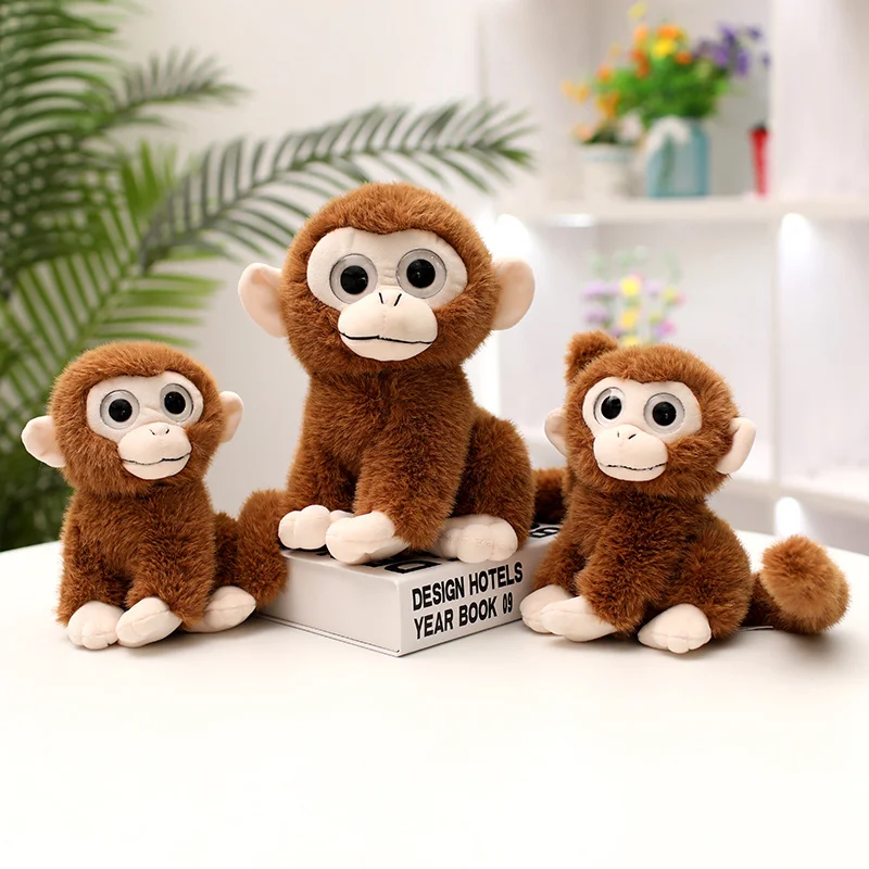 17/23cm Plush Animal Lovely Stuffed Cartoon Funny Realistic Christmas Gift Huggable Doll Toys For Children