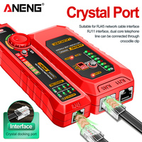 ANENG M469C Network Cable Tester High-precision Smart RJ45 RJ11 LAN Power Cable Line Tracing Measure DC Level Cables Tool