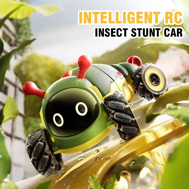 RC Insect 2,4G coches de control remoto juguete animales de simulación con efectos de sonido e juguetes de iluminación para niños regalos de navidad