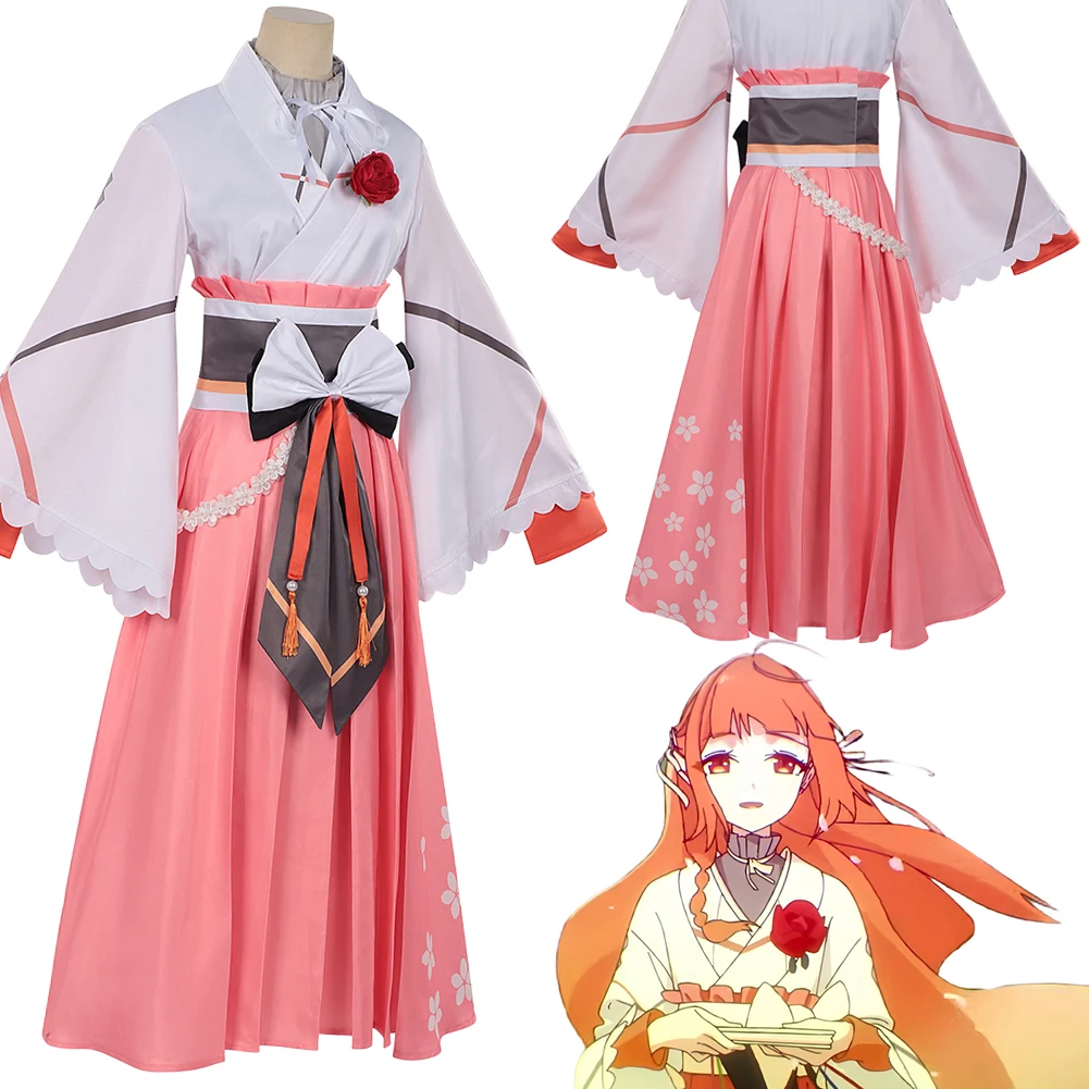 

Костюм для косплея Хинагику Кайо из аниме «Фантазия»: юбка для женщин, наряд для Хэллоуина, карнавала, вечеринки