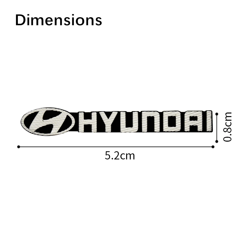 سيارة مكبر صوت ستيريو شعار ثلاثية الأبعاد ملصق معدني لشركة هيونداي سانتا في سوناتا سولاريس أزيرا كريتا I30 Ix25 توكسون IX35 اكسسوارات #2