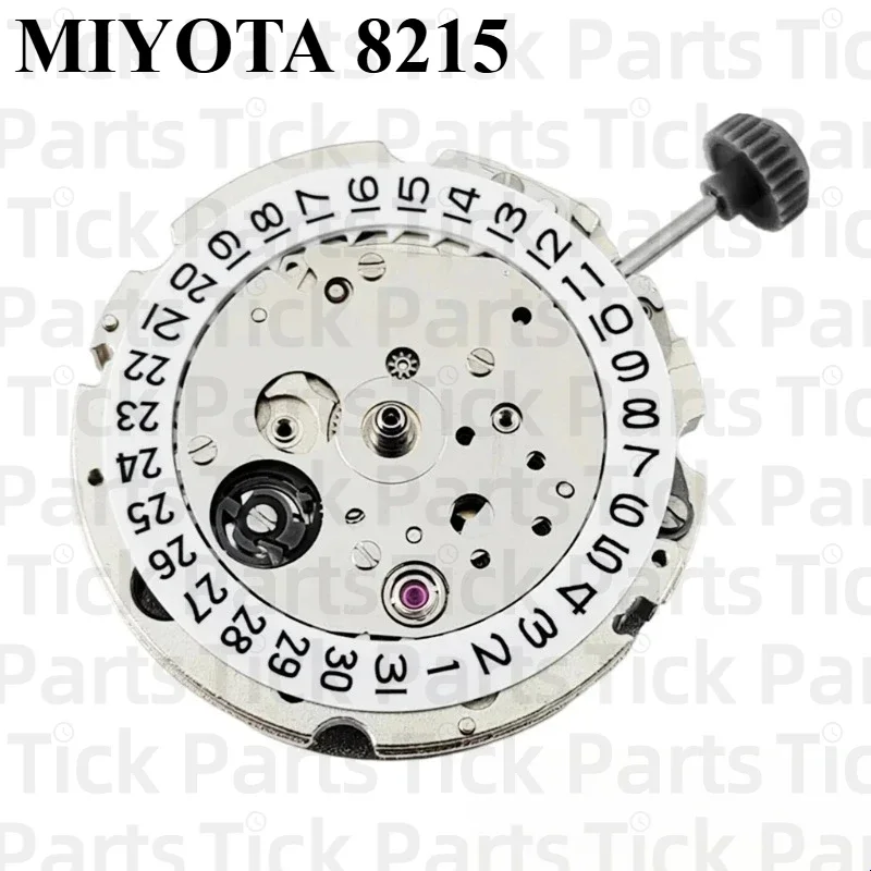 New Black Technology Miyota 8215 Watch Movement Automatic Mechanical 21 Jewels Date Window Repair Tool Parts Replacement Watch A