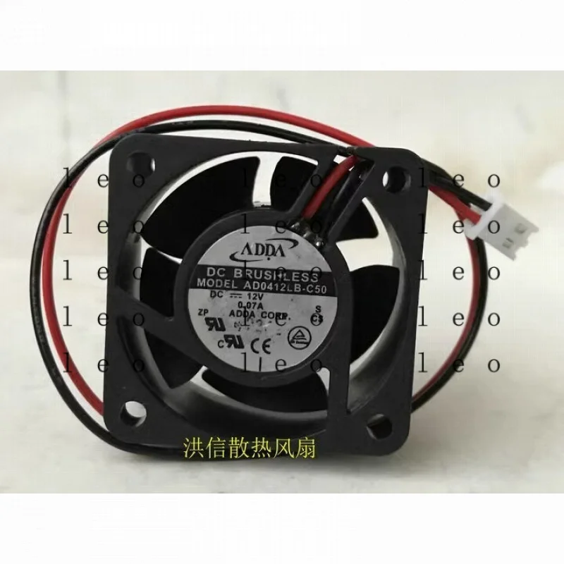 BB  for  ADDA AD0412LB-C50 4020 DC12V 0.07A 40*20MM 2-Pin Silent Cooling Fan