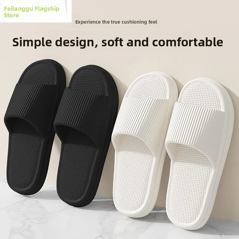 

Мужские летние тапочки-слипоны для дома и улицы, нескользящие, с защитой от запаха, на жесткой подошве, простые, из ЭВА