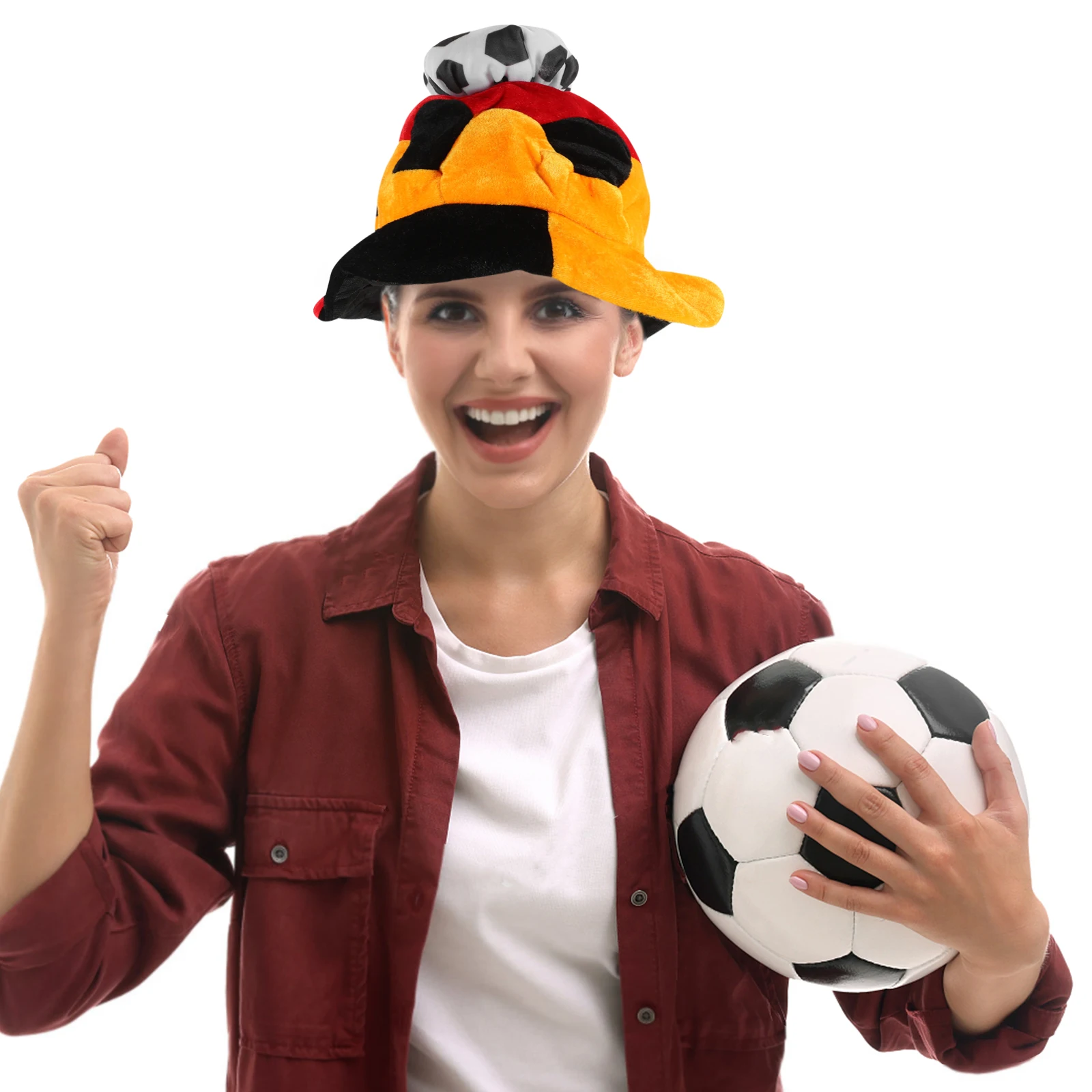 

Football Hat Costume Party Soccer Themed Hat Cheer Argentina Team Sports Fans Headwear Festival Party Supplies