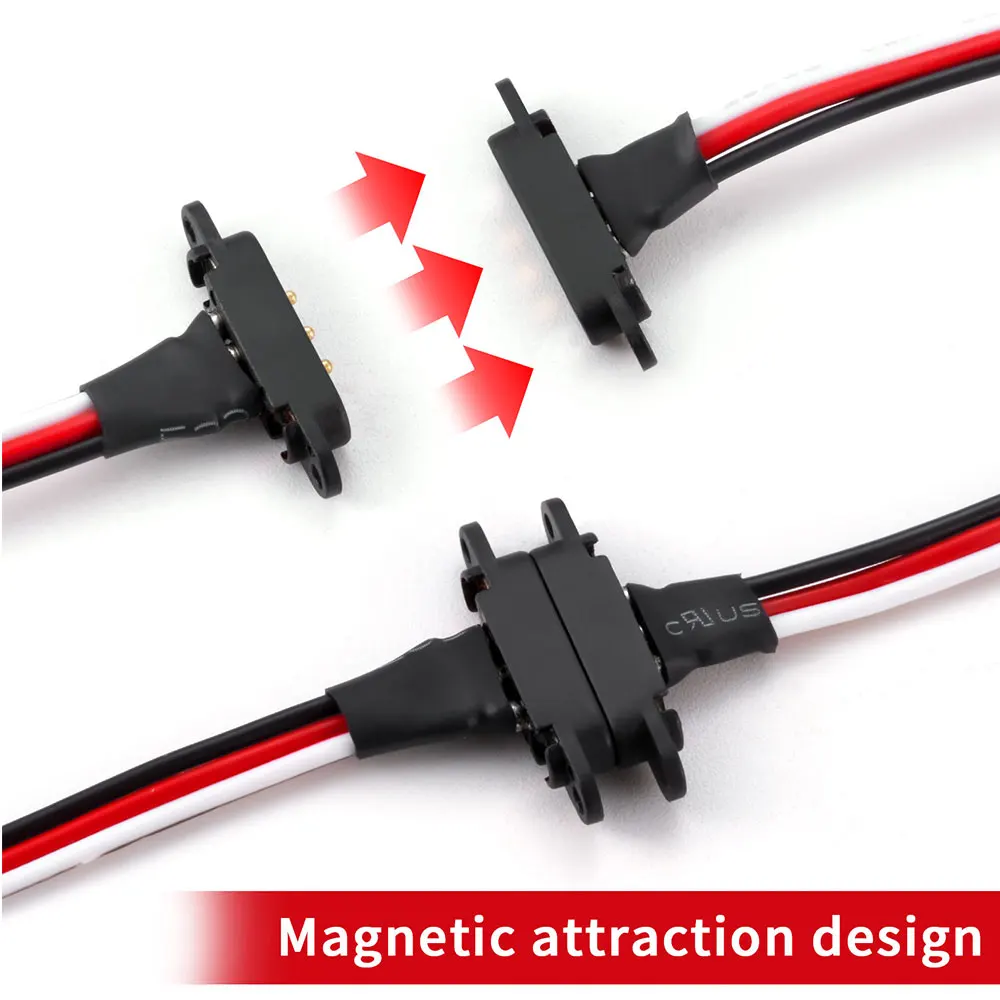 YEAHRUN المغناطيسي المفاجئة على JR/ZH1.5 تمديد كابل 1-to-2 ذكر أنثى Y كابل ل RC نموذج سيارات طائرات بدون طيار قوارب ترقية أجزاء