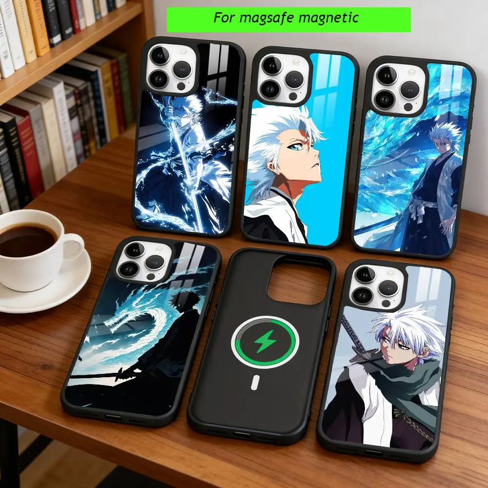 Anime Bleach Phone Case For iPhone17,16,15,14,13,12,11 Plus,Pro Magnetic For Magsafe Wireless Charging