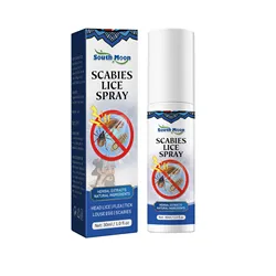 Family Size Lice Kills For Kids & Adults, Easy Use Lice Spray Kills Head Lice, Eggs, Super Lice On Contact 30ml