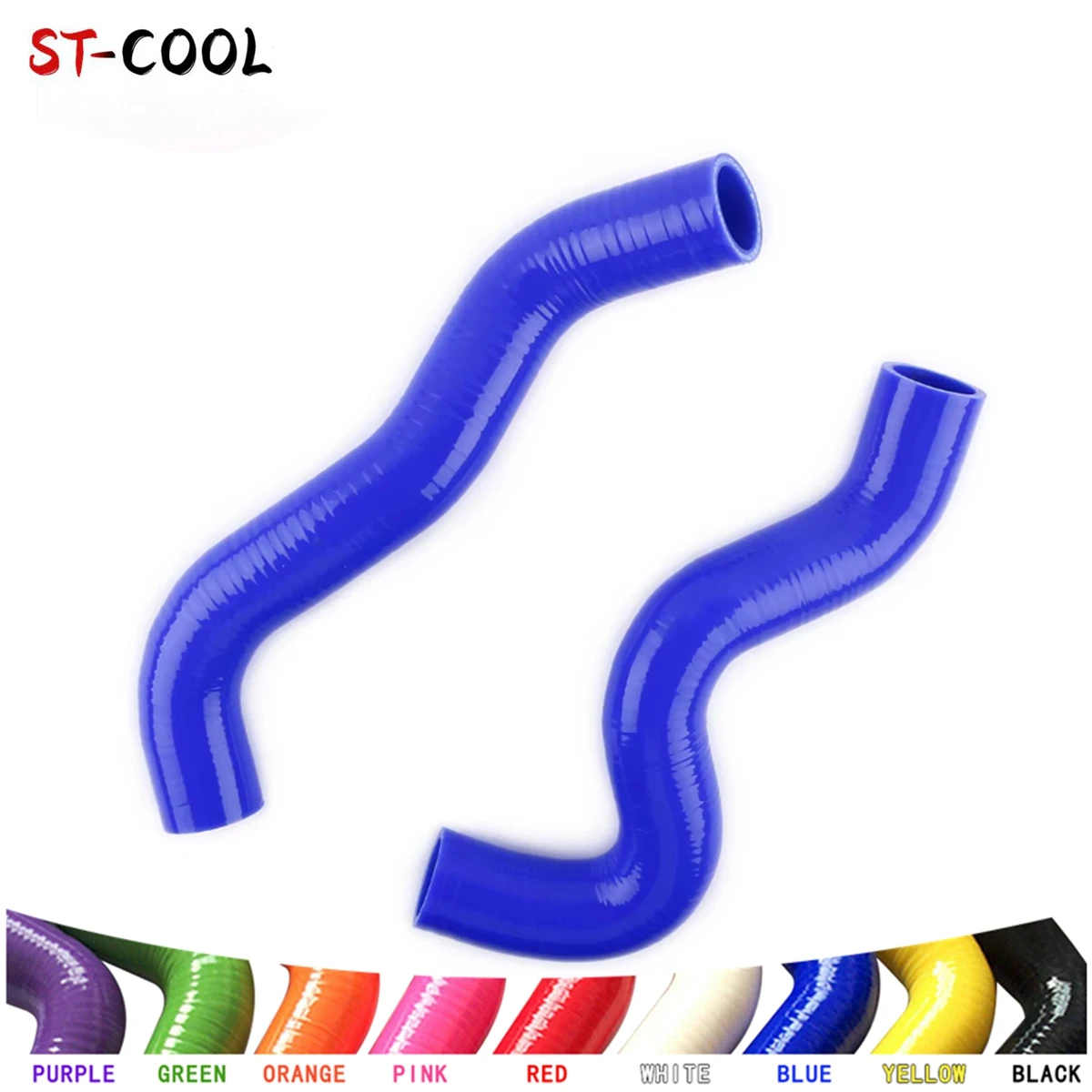 

For 1989-1995 Fiat Uno 1.4 MK2 Turbo 1400 1990 1991 1992 1993 1994 Silicone Radiator Hoses Tubes Piping Kit 2Pcs 10 Colors