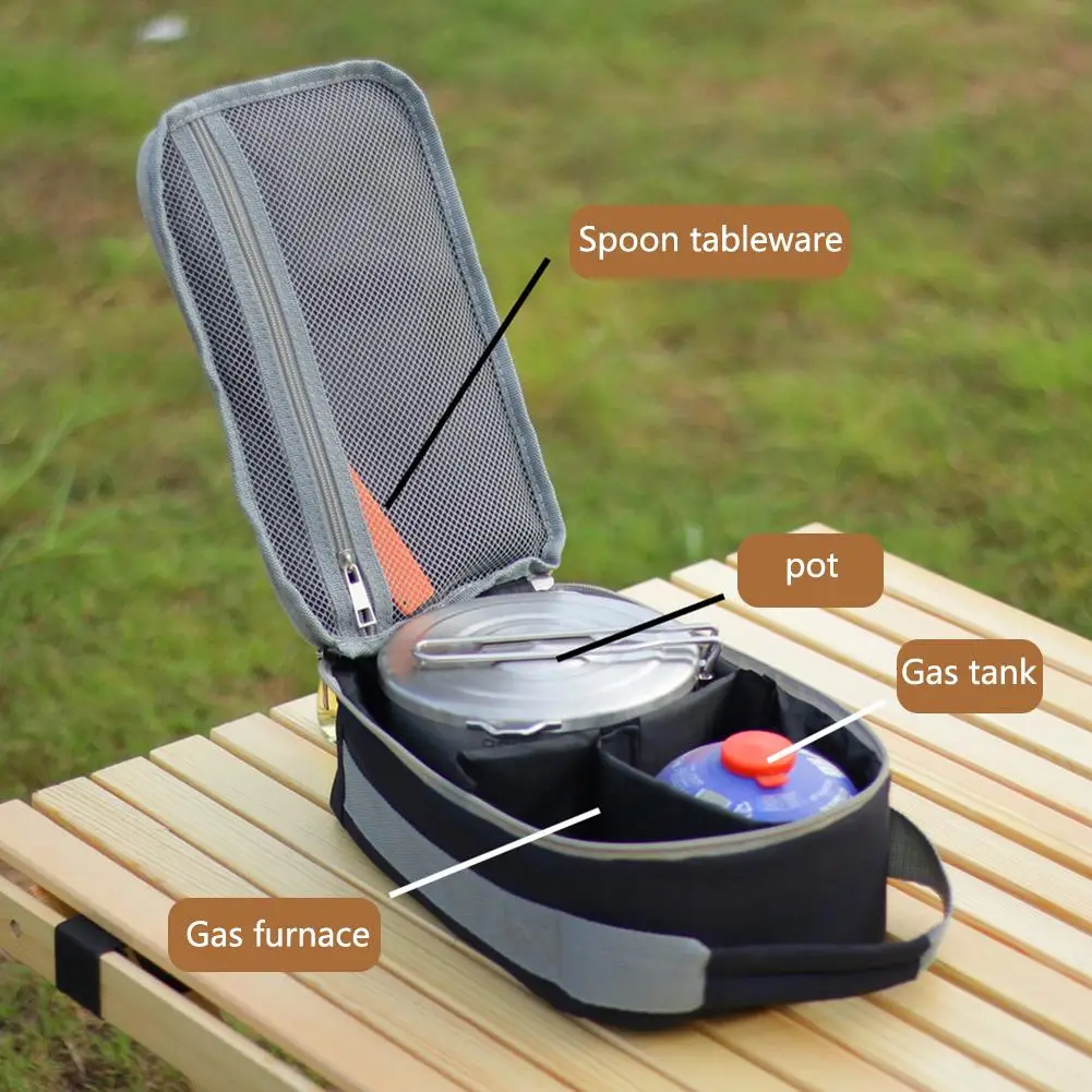 Camping Bestek Opbergtas Grote Capaciteit Serviesgoed Draagtas Kookgerei Organizer Outdoor Picknick Accessoires