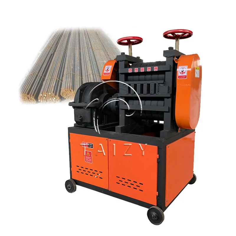 6-25Mm Deformed Scrap Waste Steel Iron Bar Straightening Machine