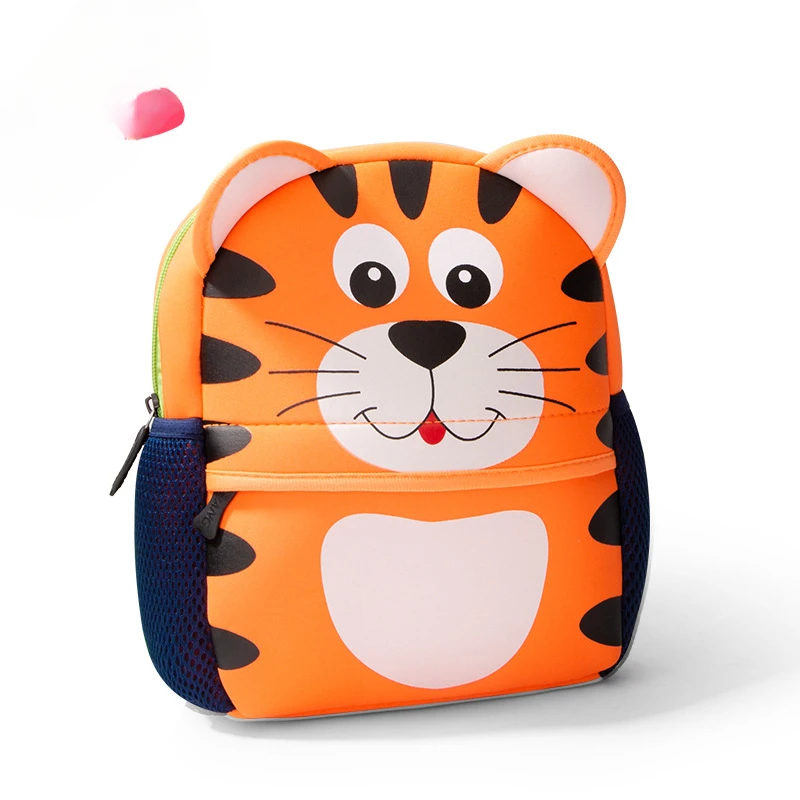 Children\'s Backpack Kindergarten Baby Cartoon Backpack Three-dimensional Diving Material Lightweight Spine Protection Backpack