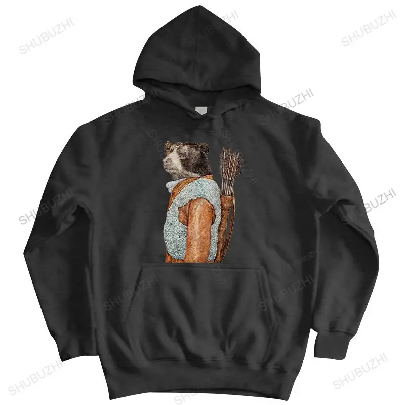 

homme brand funny print sweatshirt jacket coat HUNTER Woodland Animals new arrived spring cotton fashion hoodies drop shipping