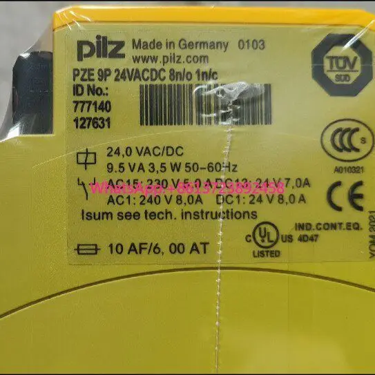 Pilz 9P 777140 safety relay original in stock