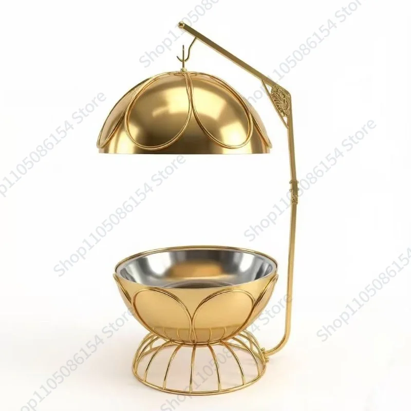New stainless steel globe hanging dining stove hotel buffet stove chafing dish